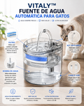 VITALY™ Fuente de Agua Automática para Gatos
